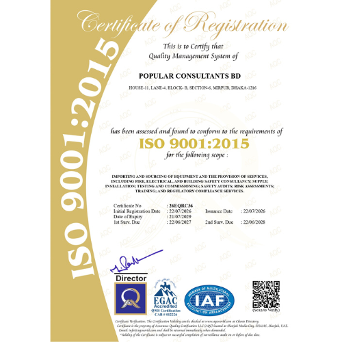 ISO 9001 2015 Certificate