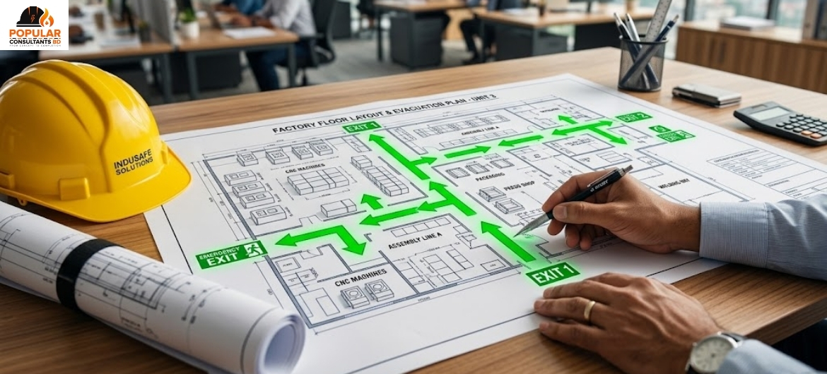 Expert Design of Machine Layouts & Evacuation Plans