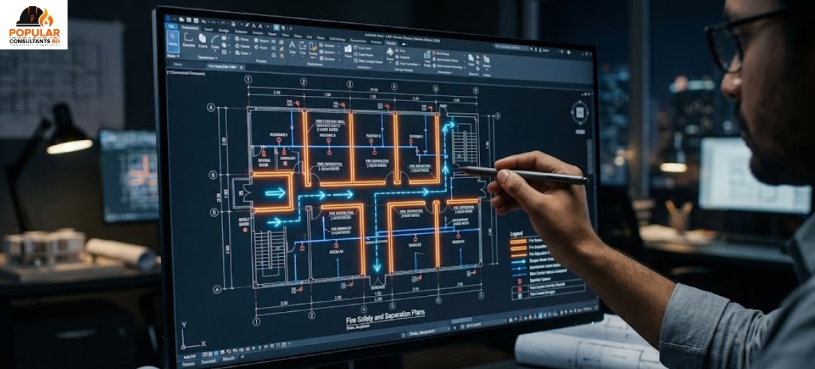 Expert Design & Drawing of Fire Safety and Separation Plans